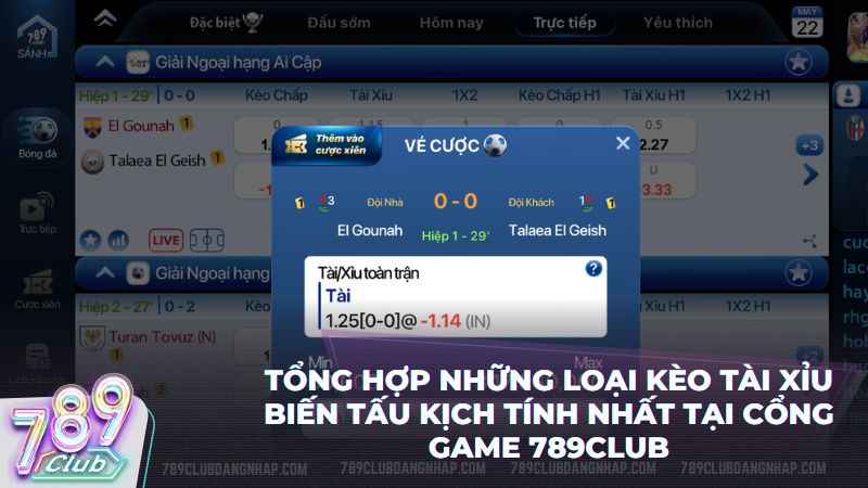 Các loại kèo tài xỉu biến tấu phổ biến giúp đa dạng hóa lựa chọn đặt cược