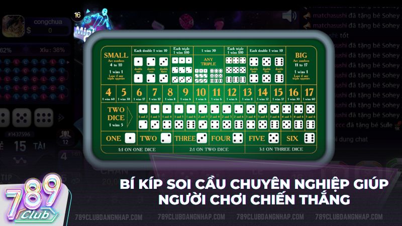 Học cách soi cầu chuyên nghiệp để chinh phục mọi ván cược tại 789Club web