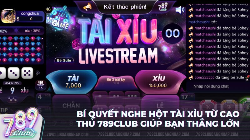 Học ngay cách nghe hột tài xỉu chính xác giúp game thủ 789Club bách chiến bách thắng