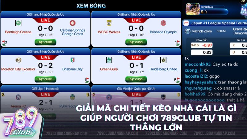 Hiểu rõ khái niệm kèo nhà cái là gì để làm chủ bảng cược tại 789Club