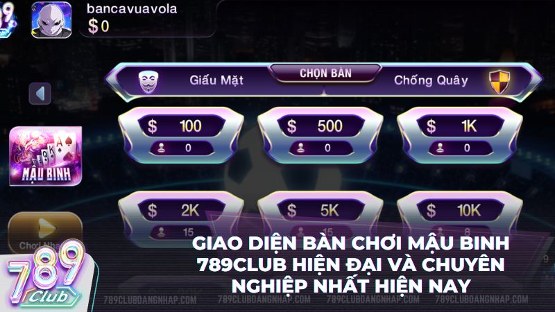 Tìm hiểu chi tiết về trò chơi bài Mậu Binh tại cổng game 789Club uy tín