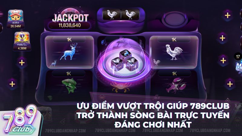 Tận hưởng không gian cá cược chuyên nghiệp với tốc độ đường truyền siêu tốc tại 789Club
