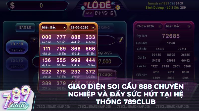 Sự kết hợp giữa soi cầu 888 và 789Club mang lại cơ hội thắng cực lớn